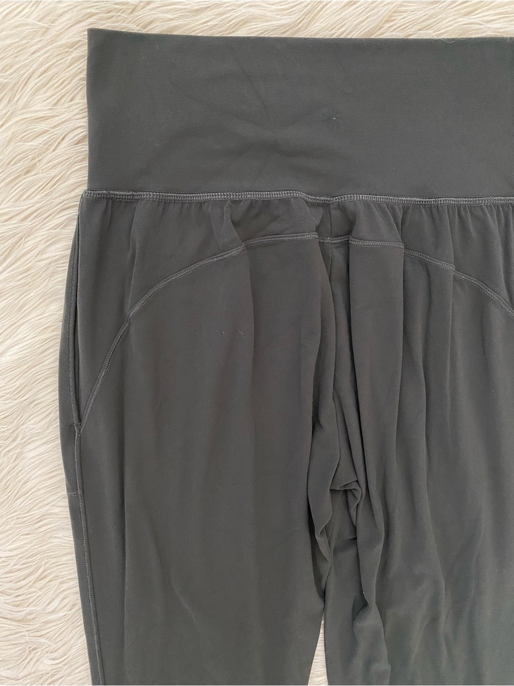Athleta Cruise Jogger Powervita Black Olive Green Gray High Rise Athleisure S - Picture 9 of 13